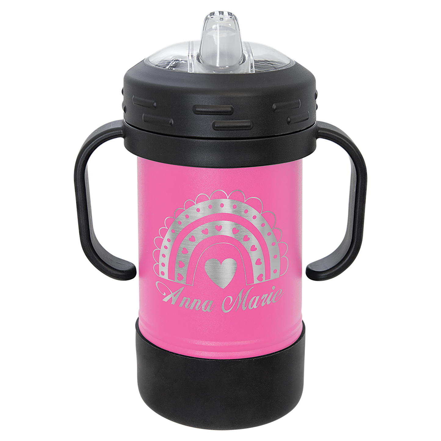 10oz Engraved Sippy Cup - Add Your Logo or Design - Bulk Discount Available