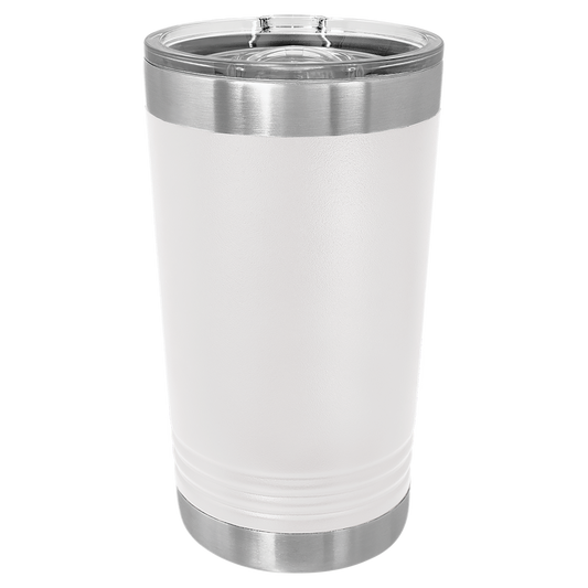 16oz Engraved Pint Tumbler - Add Your Logo or Design - Bulk Discount Available