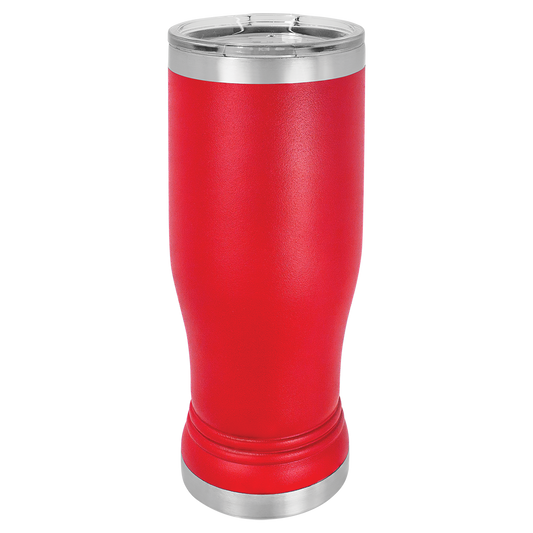 14oz Engraved Pilsner Tumbler - Add Your Logo or Design - Bulk Discount Available