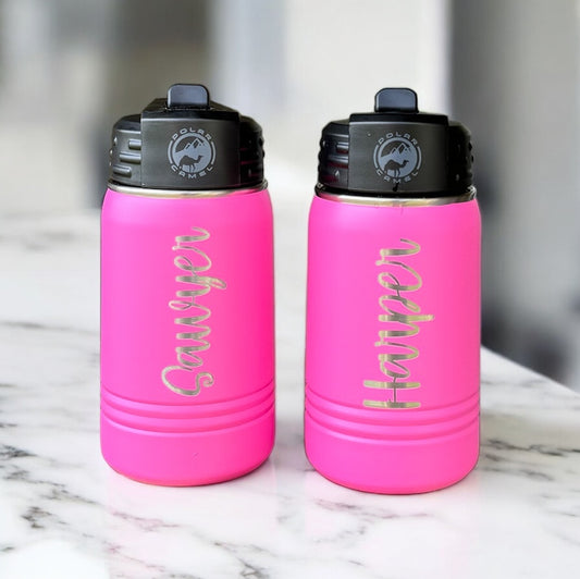 Personalized Back-to-School Water Bottles