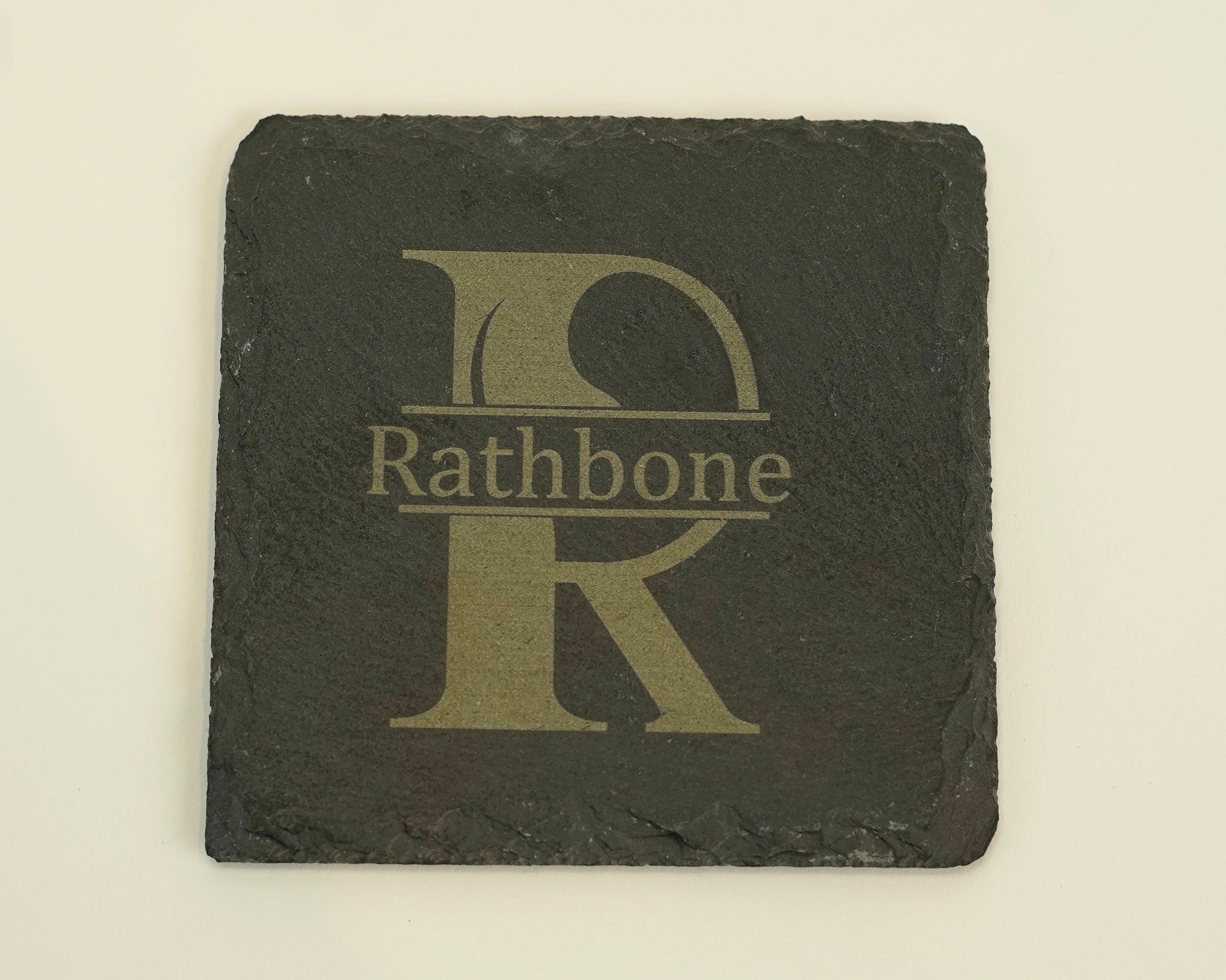 Custom Set of 4 Slate Coasters, Housewarming Gift, Wedding Gift