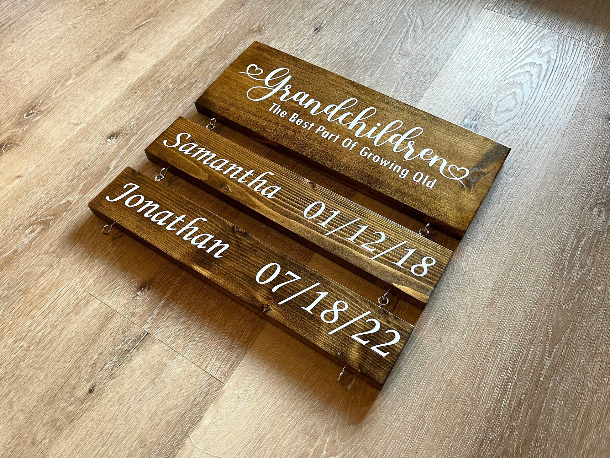 Grandparents Sign - Grandchildren The Best Part of Growing Old - Custom Family Sign - Christmas Gift - Birthday Gift, Gift For Grandma