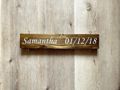 Custom Grandparent Sign with Grandkids Names & Birthdates, Grandchildren are a Blessing from Above Wood Sign, Gift For Grandma