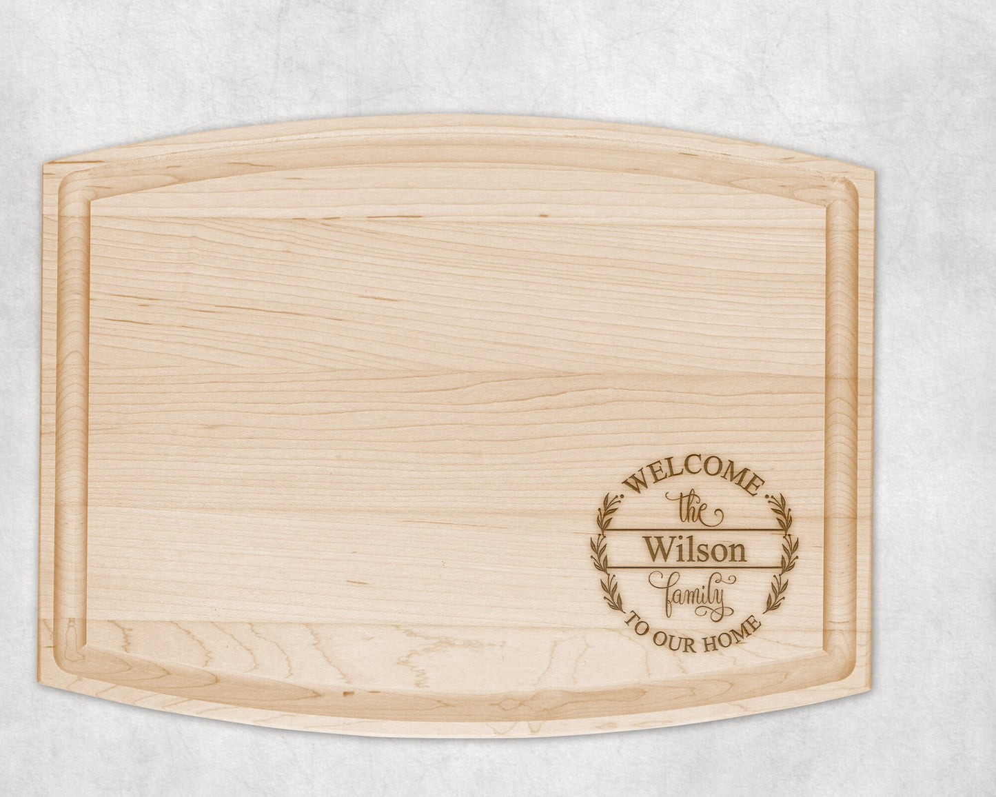 Custom Maple Cutting Board, Welcome to our home, Housewarming Gift, Christmas Gift